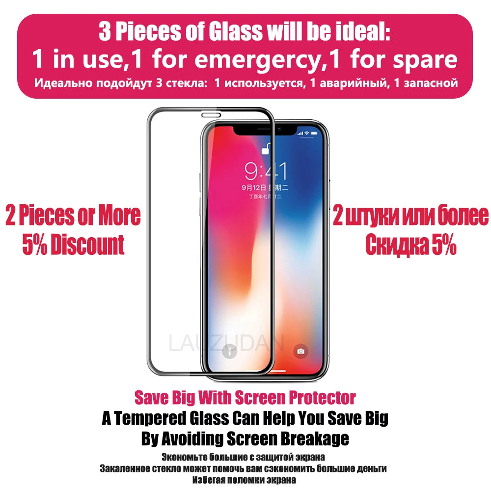 Premium iPhone Tempered Glass