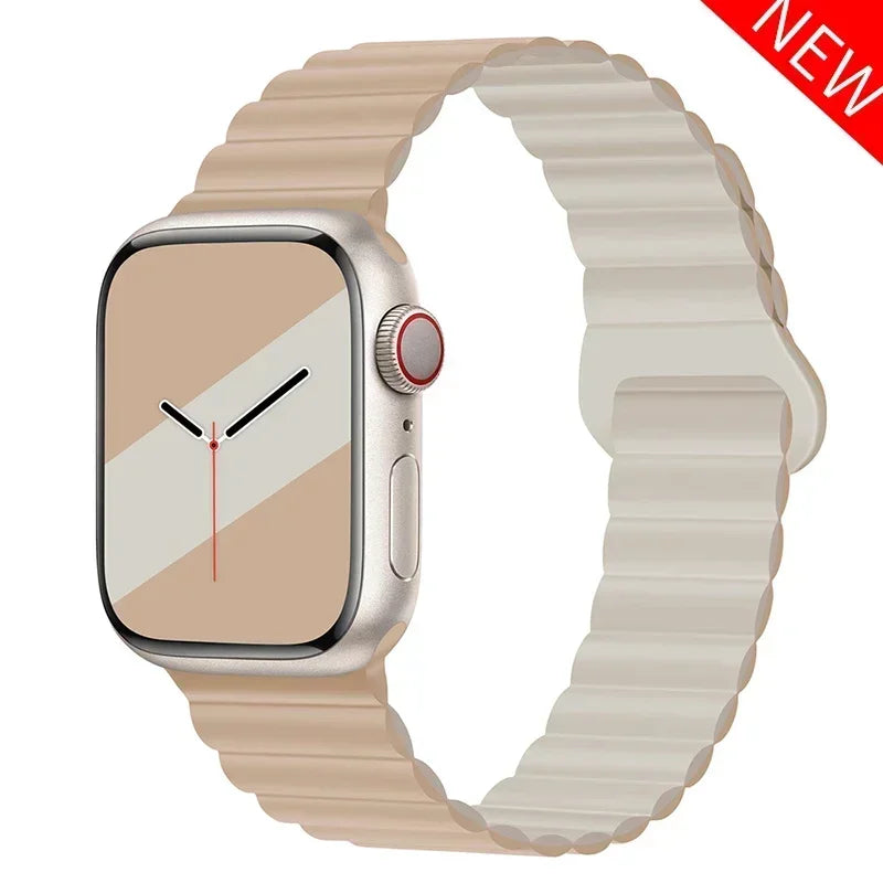 Magnetic Silicone Apple Watch Bands