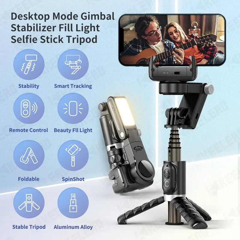 KEELEAD 360° Gimbal Selfie Stick