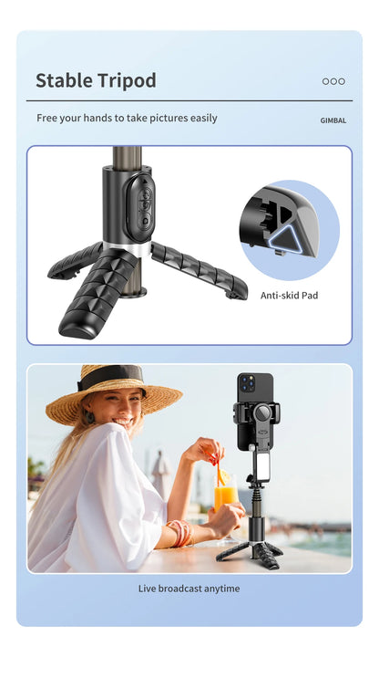 KEELEAD 360° Gimbal Selfie Stick