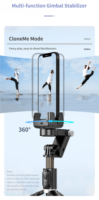 KEELEAD 360° Gimbal Selfie Stick