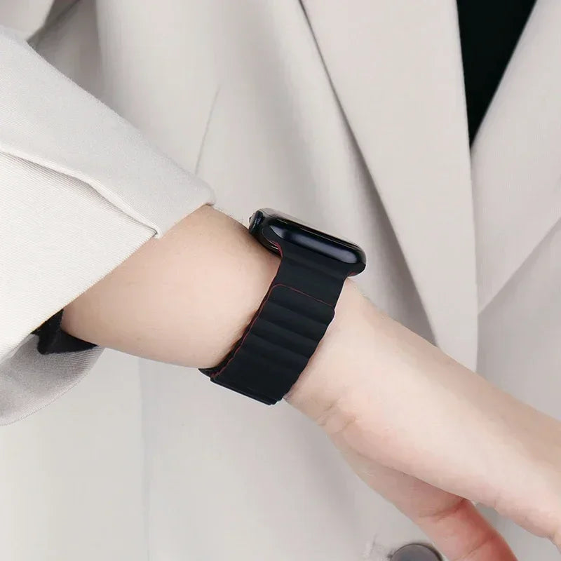 Magnetic Silicone Apple Watch Bands