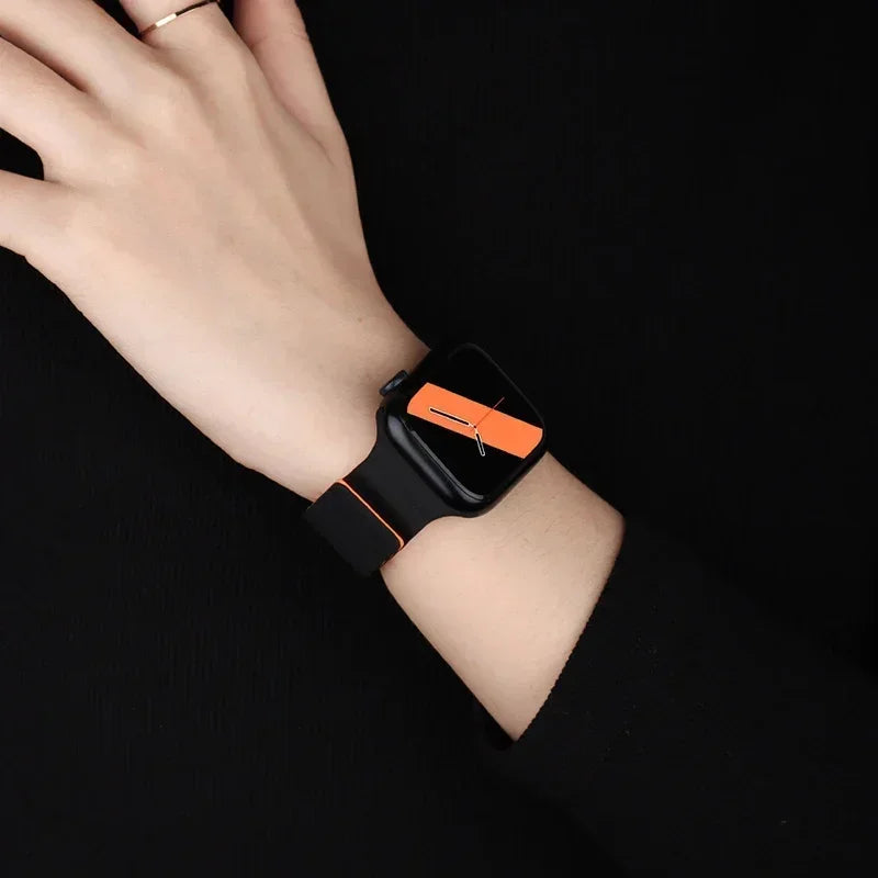 Magnetic Silicone Apple Watch Bands