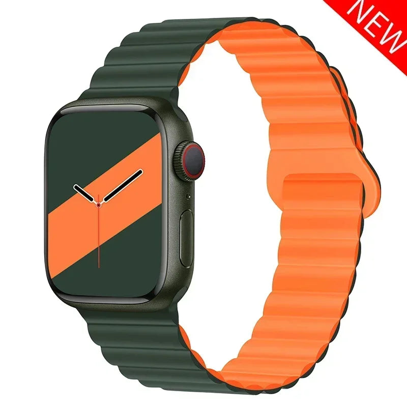 Magnetic Silicone Apple Watch Bands