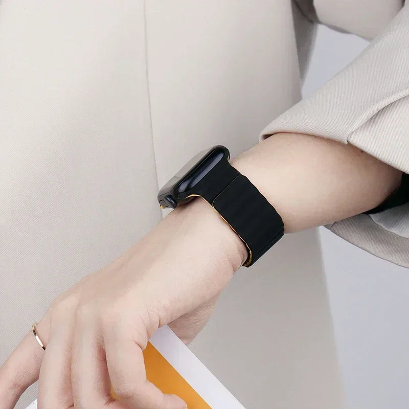 Magnetic Silicone Apple Watch Bands