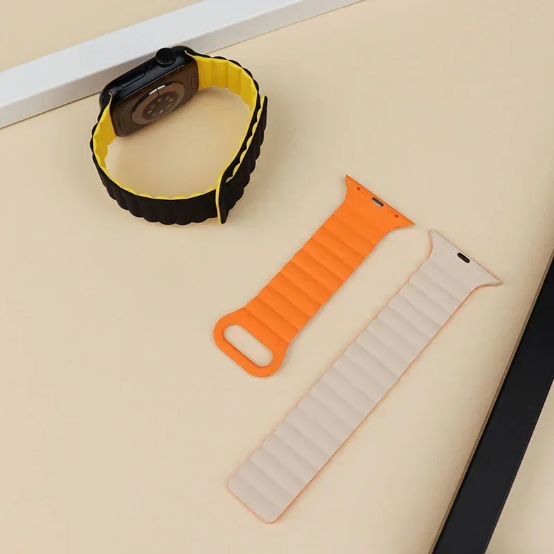 Magnetic Silicone Apple Watch Bands