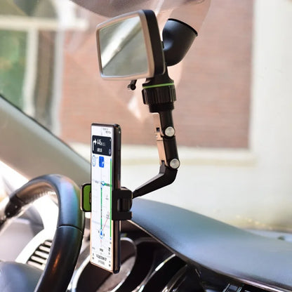 360° Rotatable Rearview Mirror Phone Mount